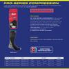 Elite Hockey, Notorious Pro-Series Compression Calf Sock, One Pair (Black/Silver Grey, Small) view 3