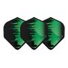 LSTYLE L1 Standard Dart Flights  EZ  David  Green  1 Set  Pre-Molded view 3