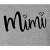 Go All Out X-Large Athletic Heather Adult Mimi Heart Grandma Sweatshirt Crewneck view 4