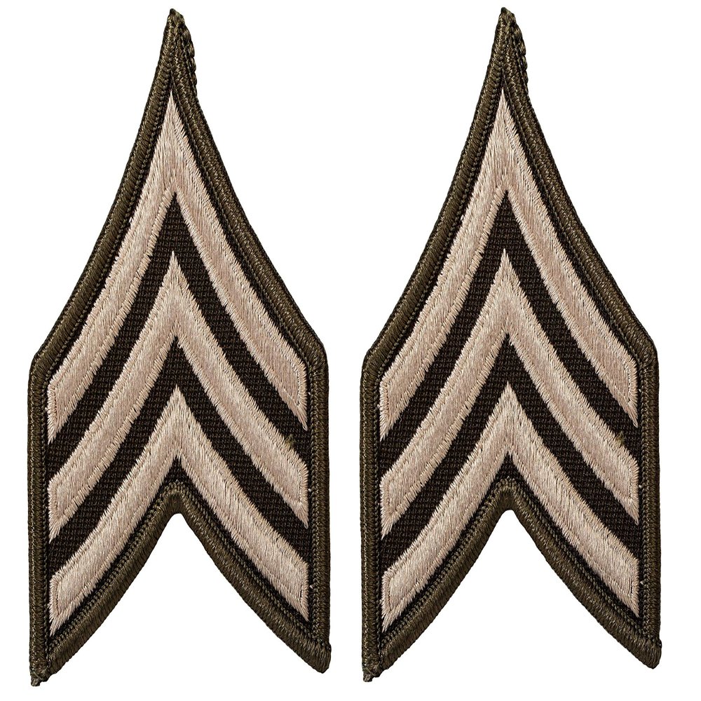 AGSU female Green Chevrons, SGT