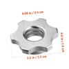 2PCS 25mm Dumbell Clamps Barbell Spinlock Collar Anti-Slip Collar Screw for Barbell Dumbell Weight Lifting (2PCS) view 2