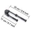 Zeadio F18 Bipod, 6 to 9 Inches - Black view 4