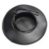 Absolute Vibe Plague Doctor Halloween Costume Steampunk Magician Dress Up Party Black Wide Brim Hat (M, Star) view 3
