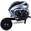 Sougayilang Baitcasting Fishing Reel High Speed Baitcaster with 9+1 Ball Bearings, Gear Ratio 8.0:1, Magnetic Brake System Power Handle Casting Reels - Right Handed - Gray view 3