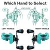 Sougayilang Baitcasting Reels, 8:1 Gear Ratio Fishing Reel with Magnetic Braking System Casting Reel, 9 + 1 Ball Bearings Super Smooth Anti-Corrosion Baitcaster Reel-Left Hand(Blue) view 2