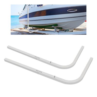 KUAFU 1 1/2" Boat Trailer Square Guide 1/8" Thick Aluminum Square Guide Pole On Poles Guide-On Pair
