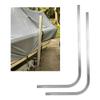 HECASA 2PCS Aluminum Boat Trailer Guide On Poles 1-1/2" Square | 1/8" Thick in Pair view 1