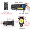COSMOING Rail Mounted Pistol Green Laser Light Combo (Laser Sight Combo) & 600 Lumen Strobe Pistol Flashlight Rail Mount Gun Flashlight with Quick Release for Pistols Handguns,Gun Light,Pistol,Rifles view 3
