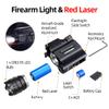 COSMOING Rail Mounted Pistol Green Laser Light Combo (Laser Sight Combo) & 600 Lumen Strobe Pistol Flashlight Rail Mount Gun Flashlight with Quick Release for Pistols Handguns,Gun Light,Pistol,Rifles view 4