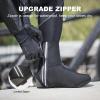 ROCKBROS Cycling Shoe Covers Winter Shoes Cover Warmer Water Resistant Thermal Bike Shoes Cover Windproof Bicycle Overshoes Shoescover for Men Women Black view 2