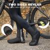 ROCKBROS Cycling Shoe Covers Winter Shoes Cover Warmer Water Resistant Thermal Bike Shoes Cover Windproof Bicycle Overshoes Shoescover for Men Women Black view 4
