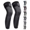 Full Leg Sleeves Long Compression Leg Sleeve Knee Sleeves Protect Leg, for Man Women Basketball, Arthritis Cycling Sport Football, Reduce Varicose Veins and Swelling of Legs view 1