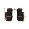 TOURBON Canvas Pannier Bicycle Rear Rack Back Seat Tail Insulated Trunk Cooler Double Bag view 2