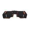 TOURBON Canvas Pannier Bicycle Rear Rack Back Seat Tail Insulated Trunk Cooler Double Bag view 3