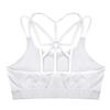 Aislor Kids Girls Solid Spaghetti Straps Tanks Criss Cross Back Sports Bra Dance Ballet Gym Crop Tops Ivory 3-4Years view 2