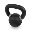Valor Fitness Premium Kettlebell  Powder Coated Cast Iron for Durability  Enhanced Grip Strength  Weightlifting Core Training Home Gym Workout Equipment - 15 lb view 1