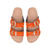 FOCO Miami Dolphins NFL Womens Mini Print Double Buckle Sandal - M (7-8) view 2