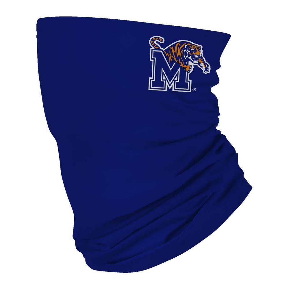 Memphis Tigers Royal Logo Design Neck Gaiters for Men and Women - Four Way Stretch Fabric Breathable Neck Warmer