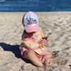 Grom Squad Kids Trucker Hat - Mesh Adjustable Baseball Cap for Boys & Girls - Baby, Infant, Toddler, School-Age Sizes (2-5yrs (Big), Baby Shark (Black & White) view 4