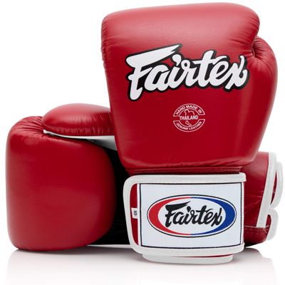 Fairtex BGV1 Muay Thai Boxing Training Sparring Gloves for Men, Women, Kids| Premium Quality, Light Weight & Shock Absorbent 8 oz Boxing Gloves -Red/Black/White