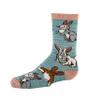 ooohyeah Kid's Novelty Cute Animals Crew Socks, Funny Crazy Silly Cool Casual Dress Socks for Boy and Girl, Bunny Hop view 3