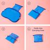 Ballast Beach Pillow  Comfy, Durable & Compact, Stays Put on Windy Beaches with Patented Sand Pouch, Inflatable Pillow for Beaches, Pools, Camping, Festivals and Travel (Palace Blue) view 4