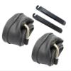 12-1/2 X 1.75/2-1/4 Inner Tube Bent Angled Schrader Valve, Low Lead - Tire Lever Pry Tool Included (Black levers) view 1