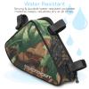 Aduro Sport Bicycle Bike Storage Bag Triangle Saddle Frame Pouch for Cycling (Tree Camo) view 2