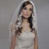 Acenail Lace Bride Veil Women s White Short Bridal Veil 2T Tulle Veil with Metal Comb Wedding Veils for Brides (Ivory) view 1