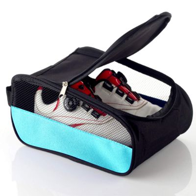 Golf Shoes Bag, Golf Shoe Bag Men, Travel Shoes Bags Zippered Sport Shoes Bag (Sky-Blue)