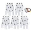 TECHTONGDA 50pcs 600ml Sublimation Aluminum Water Bottles Sports Water Bottle, Blank Coated Bottles with Safe Lock and 2 Rolls Heat Tape for Sublimation Heat Press Transfer Printing view 1