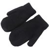 Chickle Adult Kids Winter Warm Thick Knitted Mitten Cashmere Mitten Black Large view 1