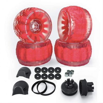 IWONDER Cloud Wheel Discovery 105mm/120mm for Exway Flex/Wave(44 Teeth) Boards Electric Skateboard Wheels and Pulley Conversion Kit