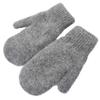 Chickle Adult Kids Winter Warm Thick Knitted Mitten Cashmere Mitten Dark Small view 1