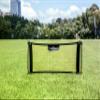 PodiuMax Solo Soccer Rebounder Net, Improve Your Ground Passing Skills, Easy to Assemble and Disassemble, Comes with Bag and Stake view 2