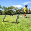 PodiuMax Solo Soccer Rebounder Net, Improve Your Ground Passing Skills, Easy to Assemble and Disassemble, Comes with Bag and Stake view 4