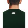 Under Armour Men's Armour HeatGear Compression Long-Sleeve T-Shirt , Forest Green (301)/White, XX-Large view 4