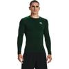 Under Armour Men's Armour HeatGear Compression Long-Sleeve T-Shirt , Forest Green (301)/White, 4X-Large view 1