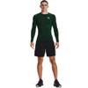 Under Armour Men's Armour HeatGear Compression Long-Sleeve T-Shirt , Forest Green (301)/White, 4X-Large view 3