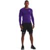 Under Armour Men's Armour HeatGear Compression Long-Sleeve T-Shirt , Purple (500)/White, XX-Large Tall view 3