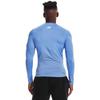 Under Armour Men's Armour HeatGear Compression Long-Sleeve T-Shirt , Carolina Blue (475)/White, Medium view 2