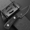 Eafengrow EF121 EDC Fixed Blade Knife D2 Blade Steel G10 Handle with Kydex Sheaths for Outdoor Activities Camping (Black) view 3