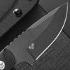 Eafengrow EF121 EDC Fixed Blade Knife D2 Blade Steel G10 Handle with Kydex Sheaths for Outdoor Activities Camping (Black) view 4
