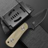 Eafengrow EF121 EDC Fixed Blade Knife D2 Blade Steel G10 Handle with Kydex Sheaths for Outdoor Activities Camping (Desert) view 3