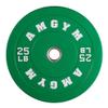 AMGYM Color Olympic Bumper Plate, Weights Plates, Bumper Weight Plate, Steel Insert, Strength Training(25lb Pair) view 2