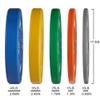 AMGYM Color Olympic Bumper Plate, Weights Plates, Bumper Weight Plate, Steel Insert, Strength Training(25lb Pair) view 3