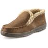 Guide Gear Burly II Mens Fuzzy Warm Cozy Moccasin Slippers Indoor Outdoor Bedroom House Shoes Sage 13D (Medium) view 2
