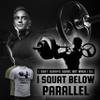 D R DETROIT REBELS I Don't Always Squat, But When I Do, I Squat Below Parallel Grey XX-Large T-Shirt view 4