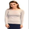 Kosher Casual High Neck Long Sleeve Top for Women Modest Layering Undershirt from XXL Taupe view 1