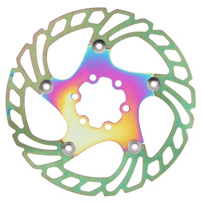 Colorful Disc Brake Rotor Bike Disc Brake Rotor, Cycling Disc Brake Rotor, Hollow Design Wonderful Cycling Accessory for Mountain Bicycle Bike(160mm)